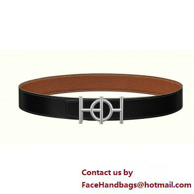 Hermes Ulysse belt buckle & Reversible leather strap 38 mm 03 2023
